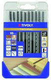 Tivoly xt505370001 U – 10 decoupeerzaagbladen, voor hout