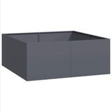 VidaXL Plantenbak Staal Antraciet 100x100x40 cm