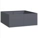VidaXL Plantenbak Staal Antraciet 100x100x40 cm