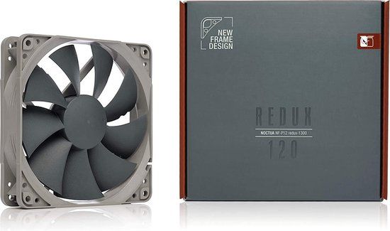 Noctua NF-P12 redux 1300 PWM CPU-koellichaam met ventilator Grijs