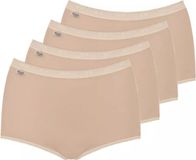 Sloggi Basic Maxi dames slip 4-Pack - 38 - beige