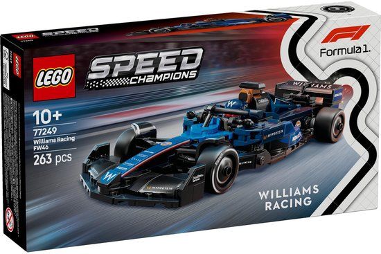 LEGO Speed Champions Williams Racing FW46 F1 Race Car Set - 77249