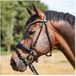 Kavalkade Ayana Trens Hoofdstel - Zwart - Cob - Leer/Rubber