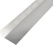 Alberts 462918 gladde plaat | gefacetteerd, L-vorm | aluminium, naturel | 1000 x 68 x 30 mm
