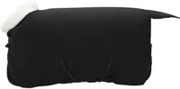 vidaXL Paardendeken Zwart 105 cm Polar fleece