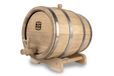 Fût en bois de chêne 15 l avec support
