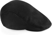 Merkloos / Sans marque Beechfield Vintage Flat Cap Zwart Maat: S-M