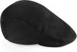 Merkloos / Sans marque Beechfield Vintage Flat Cap Zwart Maat: S-M