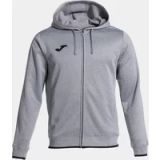 Joma Kinder trainingsjack met capuchon Olimpiada Grijs/Zwart