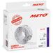 METO Etiketten voor etiketteerapparaten (22x16 mm, 2-regelig, 12000 stuks, afneembaar, voor METO, Contact, Sato, Avery, Tovel, Samark, etc.), 12 rollen, wit
