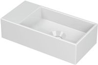INK Fontein Porselein Links Zonder Kraangat Glans Wit 360x180x90 mm
