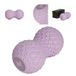 TREXO Dubbele paarse duobal, 16 x 9 x 9 cm
