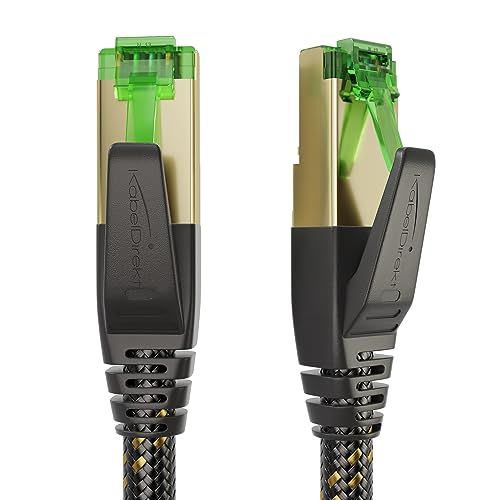 KabelDirekt CAT7 Ethernet kabel 10Gbit/s – 7,5m, nylon