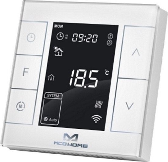 MCO Home Waterverwarming Thermostaat met luchtvochtigheidssensor