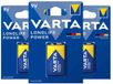 Varta Longlife Power Alkaline Batterijen 9V 565 mAh - 3 x - Voordeelverpakking