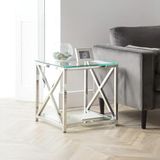 Julian Bowen Miami Lampentafel - Zilver