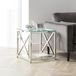 Julian Bowen Miami Lampentafel - Zilver