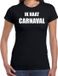 Bellatio Decorations Shoppartners Bv Ik haat carnaval verkleed t-shirt - zwart - voor dames - foute party feestkleding - kostuum - korte mouwen - Fun S