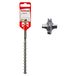 Fischer Quattric II 30/400/450 SDS Plus vierkante boor voor boren en boorhamer, 549969