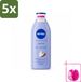 Nivea Lait pour le corps lisse - Beurre de karité - 72 heures d'hydratation - Peau sèche - 400 ml