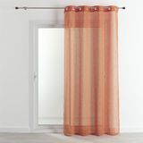 HomeMaison.com Gordijn van tamine – verduisteringsgordijn – gordijn terracotta – gordijn 140 x 240 cm