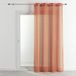 HomeMaison.com Gordijn van tamine – verduisteringsgordijn – gordijn terracotta – gordijn 140 x 240 cm