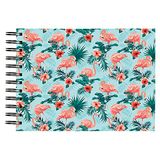 Exacompta Ringbandalbum Flamingo voor foto's, 230 x 160 mm, hemelsblauw