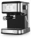 Machine à expresso, réservoir de 1,5 litre, en acier inoxydable, compatible avec le café moulu et les dosettes