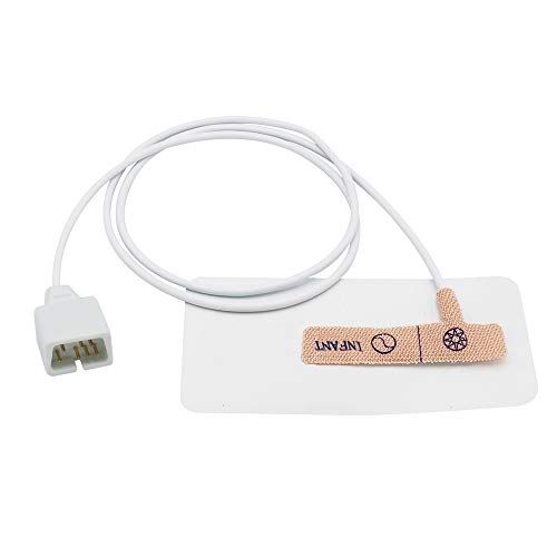 Sino-K Wegwerp zuigelingenspo2-sensor compatibel met Nellcor-I20 Niet-oximax 3,2 ft 7 pins Connector FDA/CE goedgekeurd, 12 Pack
