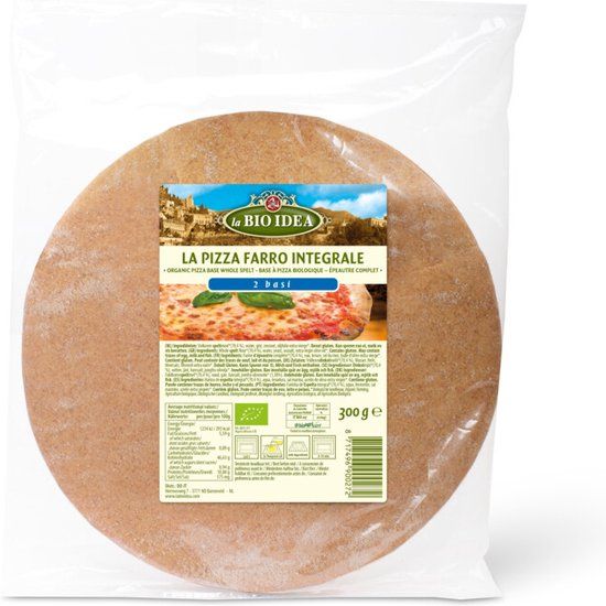 Bioidea Pizzabodems Spelt (D) - 2 stuks