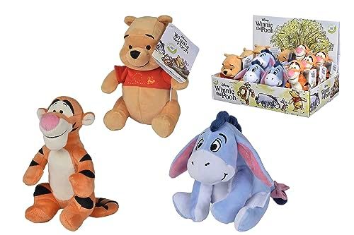 Simba 6315872710 Disney Winnie de Poeh pluche dier 17 cm, 3 soorten, willekeurige verzending