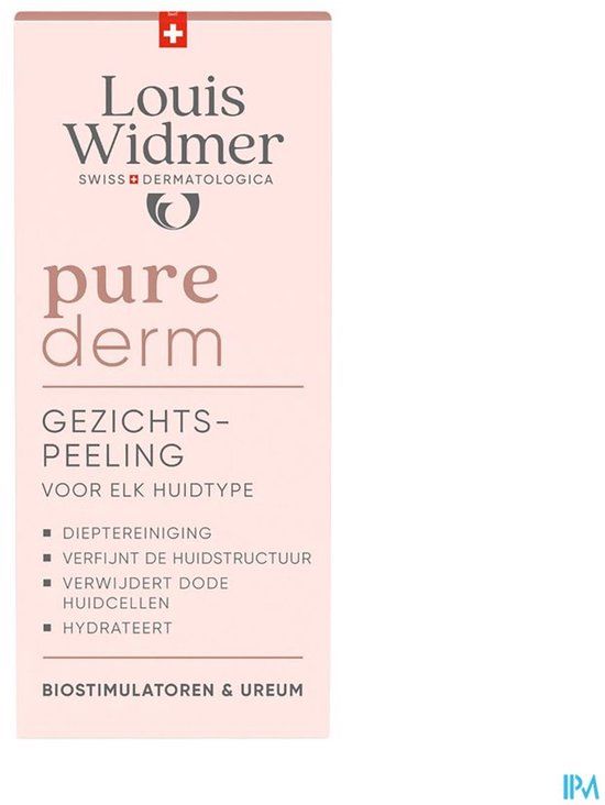 Louis Widmer Milde Gezichtspeeling 50 ml met Parfum Vegan