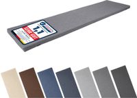 GARRONDA Bankkussen 160x40 cm – 4 cm dik – Waterafstotend & UV-bestendig – Grijs