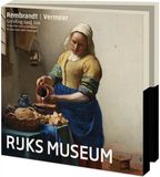 Bekking & Blitz Publishers Kaartenmapje met env, vierkant: Rembrandt / Vermeer, Collection Rijksmuseum