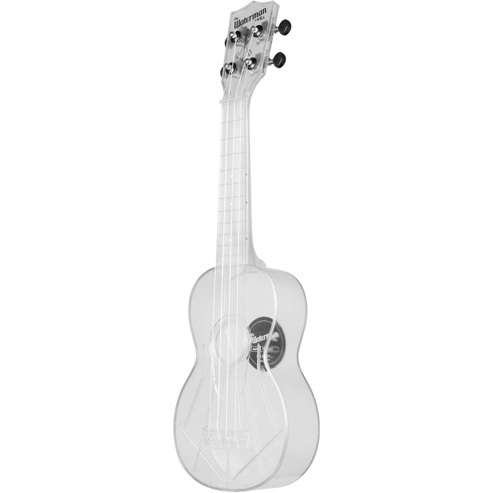 Kala KA-SWT Waterman Transparent Ice Soprano Ukulele with Bag