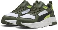 PUMA Trinity 2 LT Jr Kinderen Unisex Lage Sneakers Maat 37.5 Wit Zwart