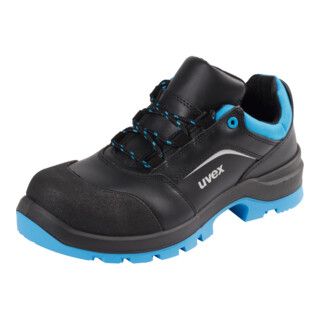 Uvex 2 Xenova S3 Safety Shoes - Black/Blue - Size 44
