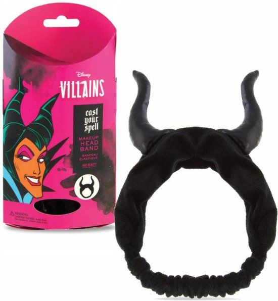 Mad Beauty Disney Villains Maleficent Elastische Haarband - Zwart - Unisex