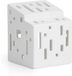 Kähler Design Bougeoir - Maison Functio - Blanc - 9 cm