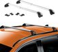 Omac Barres de toit transversales certifiées Tüv pour Mini Cooper F55 F56 2014-2023 – Verrouillables (4 antivols) – Charge max 100 kg – Fixation durable argent