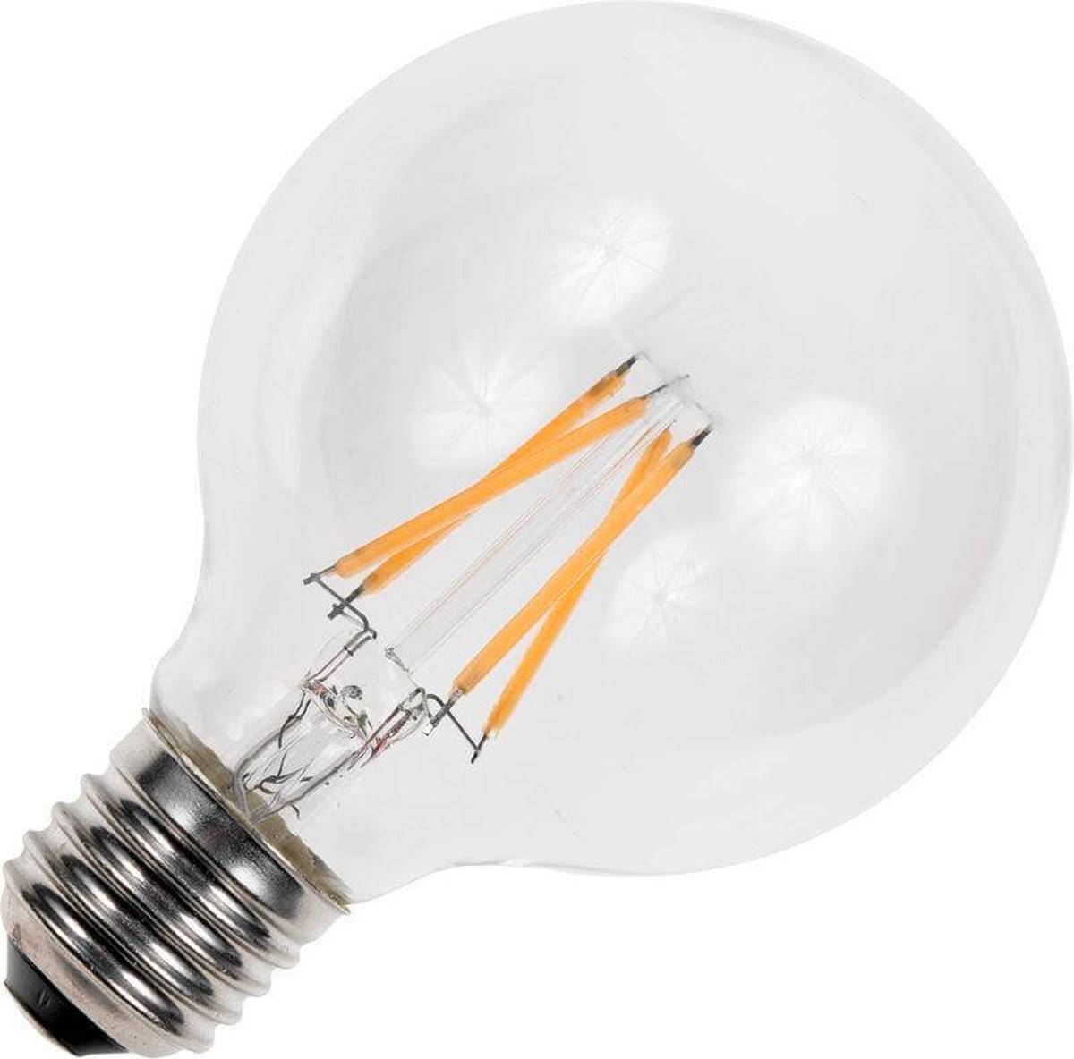 SPL globelamp LED filament helder 3W (vervangt 30W) grote fitting E27 95mm