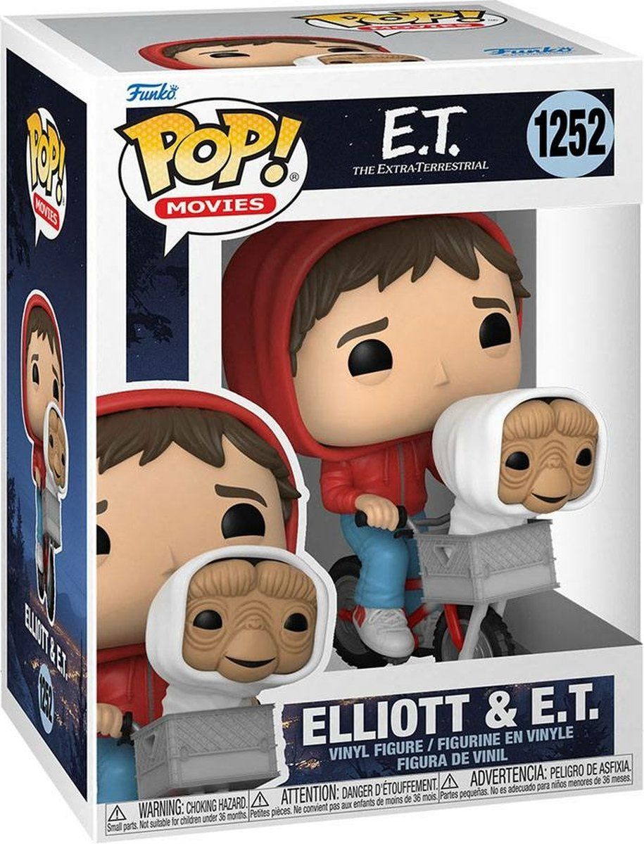 Funko POP Movies: E.T. - Elliot w/ E.T. in Bike Basket | 2022
