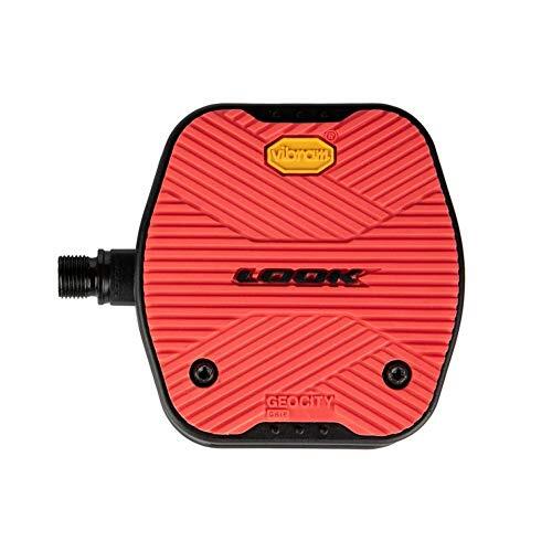 Look Geo City Grip Pedals, red