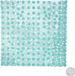 Relaxdays anti slip douchemat - met zuignappen - vierkant - 53 x 53 cm - turquoise