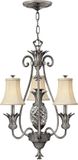 Hinkley LED Kroonluchter | 4X E14 Max 40W | Dimbaar | Polished Antique Nickel