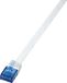 LogiLink RJ45 Netwerkkabel, patchkabel CAT 6 U/UTP 2.00 m Wit