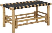 vidaXL Tuinbank 80 x 38 x 40 cm bamboe naturel rechthoekig