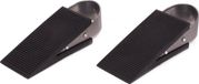 Benson Deurstopwiggen - 2x - zwart - rubber