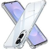 Phonillico® Hoesje voor Samsung Galaxy S25 EDGE - Schokbestendig, beschermend, zacht, transparant TPU