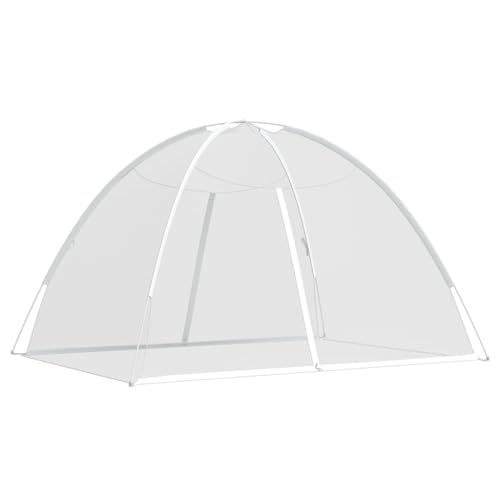 vidaXL Moustiquaire mongole avec portes 220 maille blanc 200x180x135cm